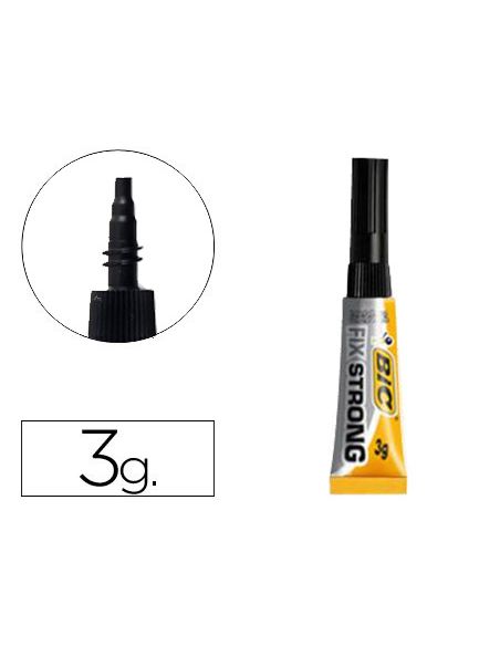 Pegamento Bic Fix Strong 3 Gr Adhesivo Extra Fuerte