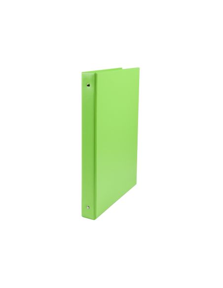 Carpeta Liderpapel 4 Anillas 40 Mm Redondas Plastico Folio Color Verde Pistacho