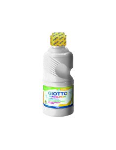 Tempera Liquida Giotto Escolar Lavable 1000 Ml Blanco 2
