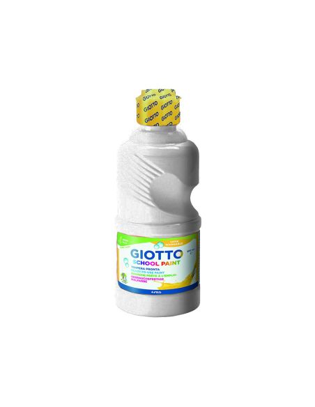 Tempera Liquida Giotto Escolar Lavable 1000 Ml Blanco