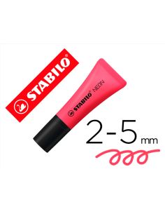 Rotulador Stabilo Fluorescente 72 Rosa Neon 2