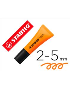 Rotulador Stabilo Fluorescente 72 Naranja Neon 2