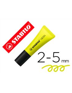 Rotulador Stabilo Fluorescente 72 Amarillo Neon 2