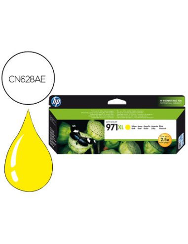 Ink-Jet Hp 971Xl X451Dn X451Dw/551Dw X476Dn X476Dw X576Dw Amarillo 6600 Pag