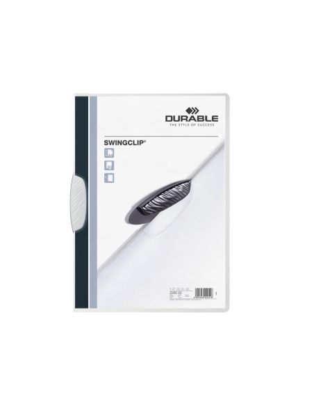 Carpeta Swingclip Dossier Pinza Lateral Y Giratoria Blanco Din A4 Capacidad 30 Hojas