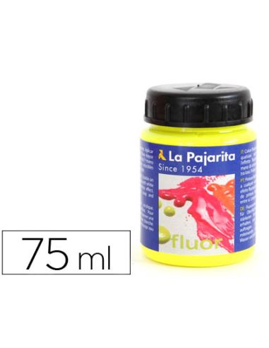 Pintura Acrilica La Pajarita F-01 Amarillo Canario 75Ml