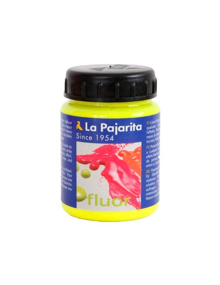 Pintura Acrilica La Pajarita F-01 Amarillo Canario 75Ml