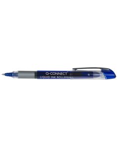 Rotulador Q-Connect Roller Ball Azul 0,5 Mm 2