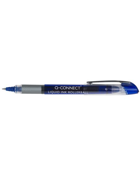 Rotulador Q-Connect Roller Ball Azul 0,5 Mm