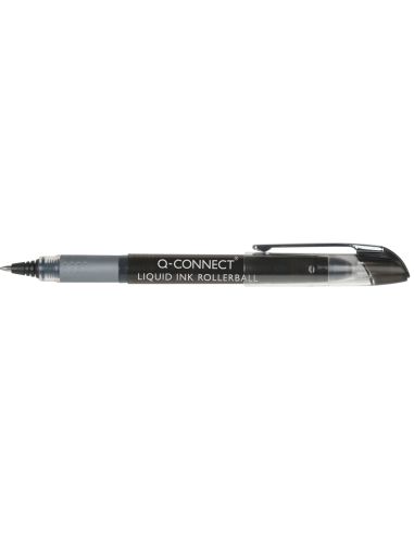 Rotulador Q-Connect Roller Ball Negro 0,5 Mm