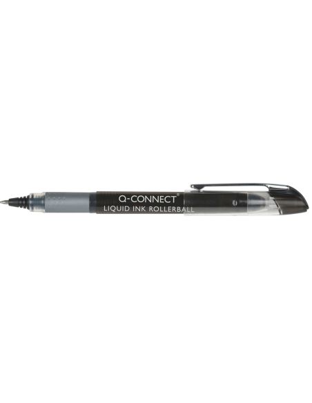 Rotulador Q-Connect Roller Ball Negro 0,5 Mm