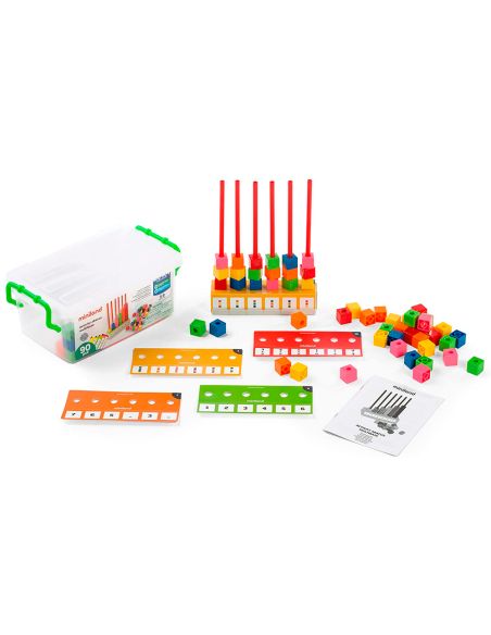 Juego Miniland Abacus Multibase 90 Piezas