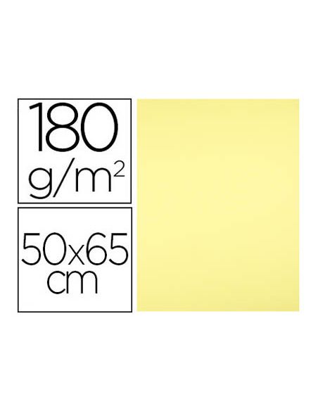 Cartulina Liderpapel 50X65 Cm 180 Gr Amarillo Medio Unidad