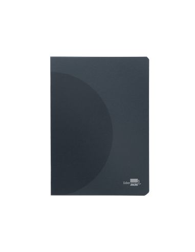 Libreta Liderpapel 360 Tapa De Plastico A5 48 Hojas 90Gr Horizontal Con Doble Margen Tapa Negra