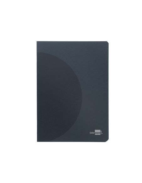 Libreta Liderpapel 360 Tapa De Plastico A5 48 Hojas 90Gr Horizontal Con Doble Margen Tapa Negra