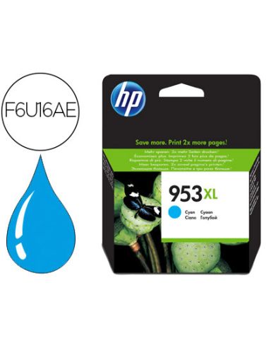 Ink-Jet Hp 953Xl Officejet Pro 7730/7740/ 8725/8730 Cian 1.450 Paginas
