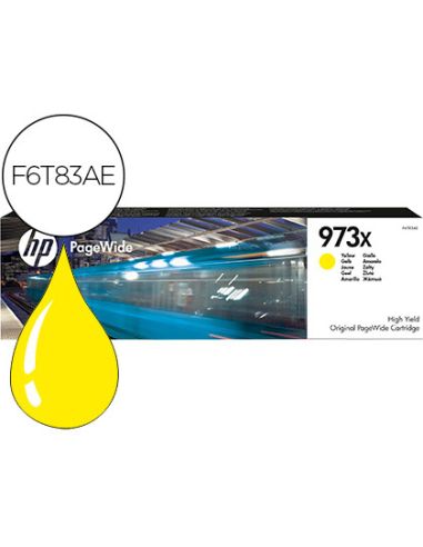 Ink-Jet Hp Jet 973X Pagewide 452 / 477 / P55250 / P57750 Amarillo 7000 Paginas