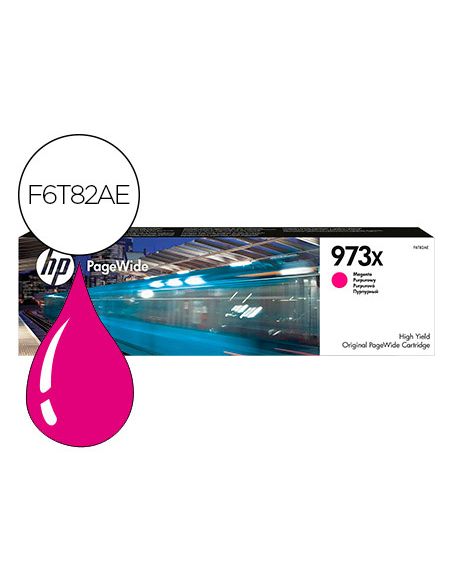 Ink-Jet Hp Jet 973X Pagewide 452 / 477 / P55250 / P57750 Magenta 7000 Paginas