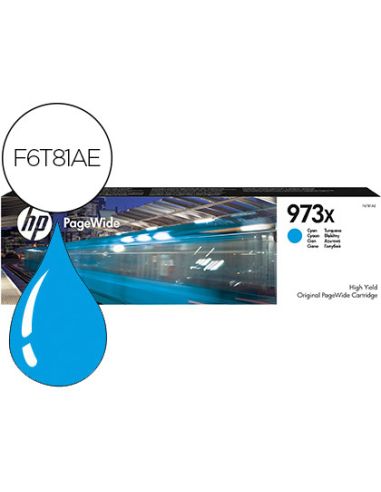 Ink-Jet Hp Jet 973X Pagewide 452 / 477 / P55250 / P57750 Cian 7000 Paginas