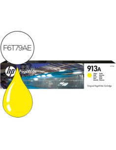 Ink-Jet Hp Jet 913A Pagewide 352 / 377 / 452 / 477 / P55250 / P57750 Amarillo 3000 Paginas