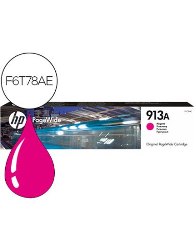 Ink-Jet Hp Jet 913A Pagewide 352 / 377 / 452 / 477 / P55250 / P57750 Magenta 3000 Paginas