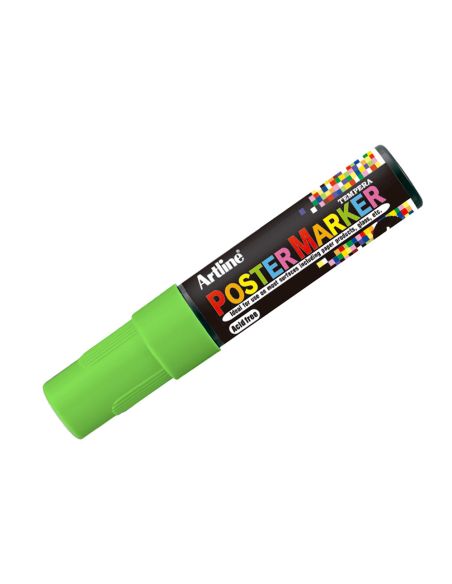 Rotulador Artline Poster Marker Epp-6-Ver Flu Punta Redonda 6 Mm Color Verde Fluor