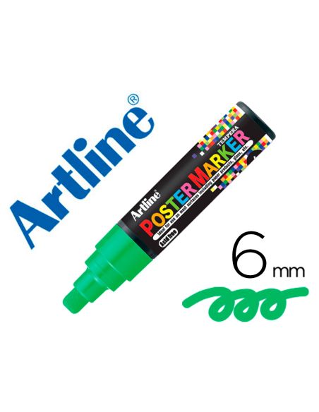 Rotulador Artline Poster Marker Epp-6-Ver Punta Redonda 6 Mm Color Verde