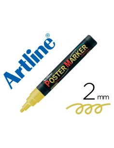 Rotulador Artline Poster Marker Epp-4-Oro Met Punta Redonda 2 Mm Color Metalizado Oro