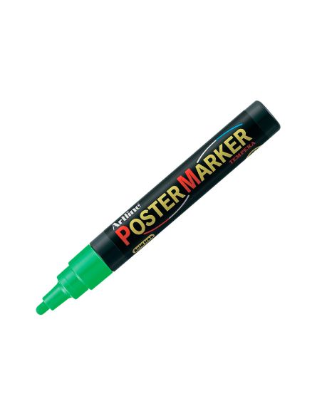Rotulador Artline Poster Marker Epp-4-Ver Flu Punta Redonda 2 Mm Color Verde Fluor