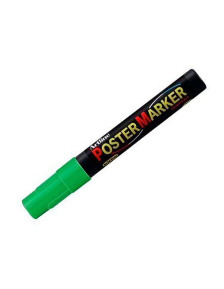 Rotulador Artline Poster Marker Epp-4-Ver Flu Punta Redonda 2 Mm Color Verde Fluor