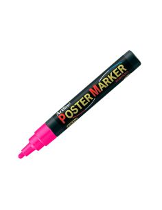 Rotulador Artline Poster Marker Epp-4-Ros Flu Punta Redonda 2 Mm Color Rosa Fluor 2