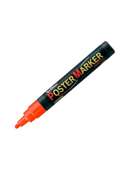Rotulador Artline Poster Marker Epp-4-Nar Flu Punta Redonda 2 Mm Color Naranja Fluor