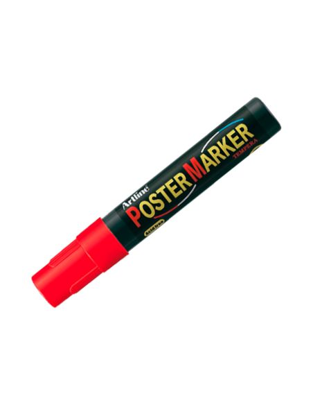 Rotulador Artline Poster Marker Epp-4-Roj Punta Redonda 2 Mm Color Rojo