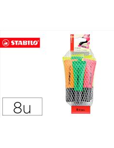 Rotulador Stabilo Neon 72 Blister De 8 Unidades Colores Surtidos