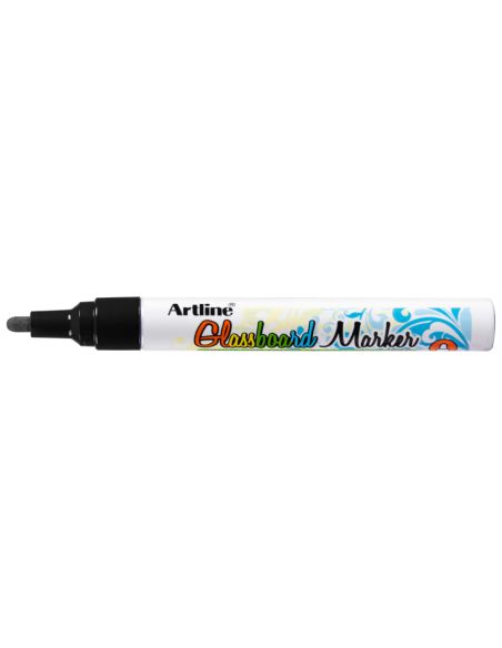 Rotulador Artline Glass Marker Especial Cristal Borrable En Seco O Humedo Color Negro