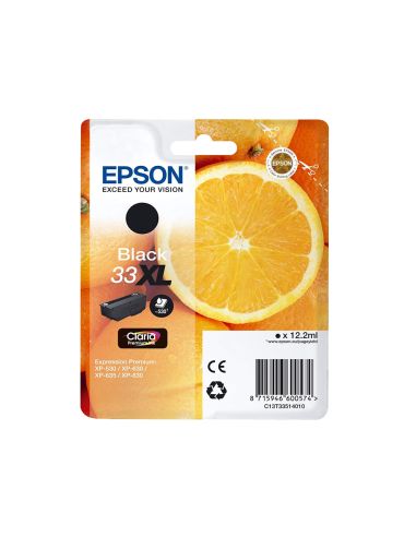 Ink-Jet Epson Expression Premiun T3351 33Xl Xp-530 / Xp-630 / Xp-640 / Xp-830 / Xp-900 Negro 530 Pag