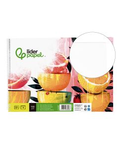 Bloc Dibujo Liderpapel Artistico Espiral 230X325Mm 20 Hojas 130G/M2 Sin Recuadro Sin Microperforado