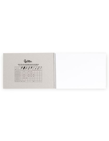 Bloc Dibujo Liderpapel Artistico Espiral 230X325Mm 20 Hojas 130G/M2 Sin Recuadro Sin Microperforado
