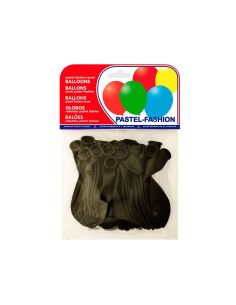 Globo 100% Latex Biodegradable Pastel Negro Bolsa De 20 Unidades 2