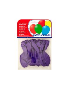 Globo 100% Latex Biodegradable Pastel Lila Bolsa De 20 Unidades 2