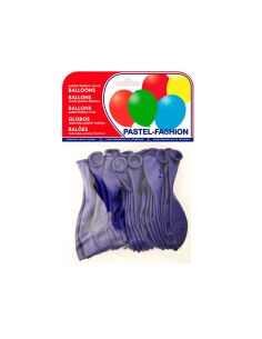 Globo 100% Latex Biodegradable Azul Marino Bolsa De 20 Unidades 2