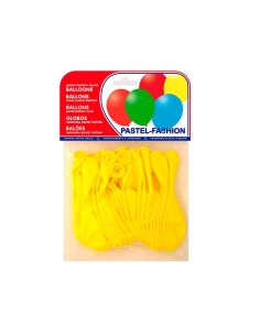 Globo 100% Latex Biodegradable Pastel Amarillo Bolsa De 20 Unidades 2