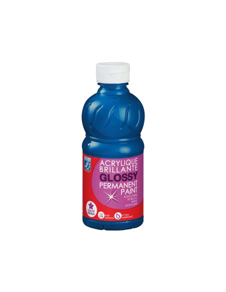 Pintura Acrilica L&B Brillo Azul Primario Bote De 250 Ml