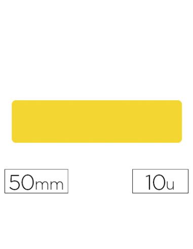 Simbolo Adhesivo Djois Pvc Tira Longitudinal Delimitacion Suelo 50 Mm Amarillo Pack De 10 Unidades