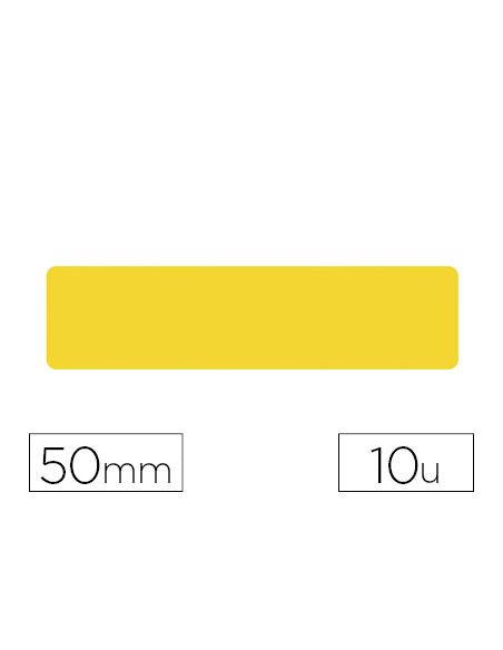Simbolo Adhesivo Djois Pvc Tira Longitudinal Delimitacion Suelo 50 Mm Amarillo Pack De 10 Unidades