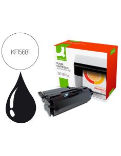 Toner Q-Connect Compatible Lexmark T650 Negro 25.000 Pag