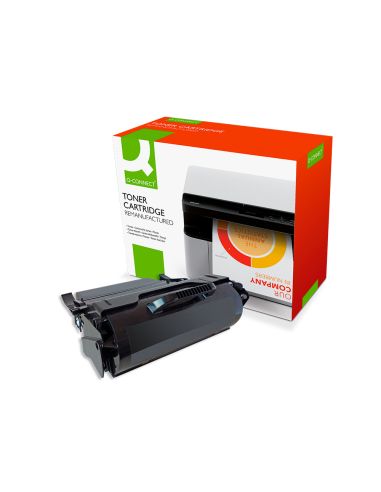 Toner Q-Connect Compatible Lexmark T650 Negro 25.000 Pag