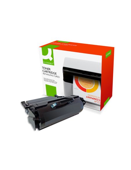 Toner Q-Connect Compatible Lexmark T650 Negro 25.000 Pag