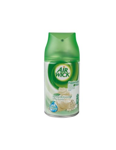 Ambientador Air Wick Flores Blancas Recambio De 250 Ml Para Aparato Air Wick Freshmatik
