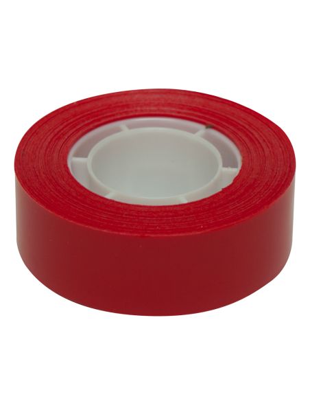 Cinta Adhesiva Apli 33 Mt X 19 Mm Color Rojo